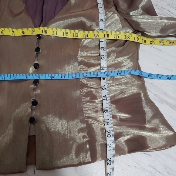 XSCAPE iridescent blouse - Picture 4 of 8